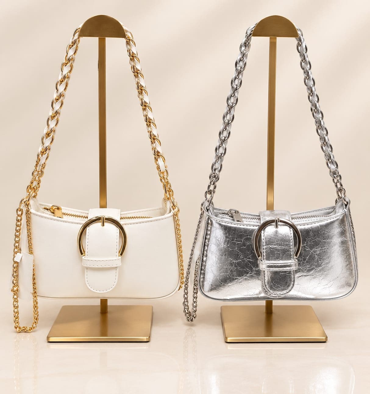 Bolsa Begs com Alça Transversal e Alça de Corrente de Ombro — Ref. 6025